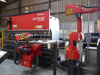 Amada astro 100 robotic press brake cell