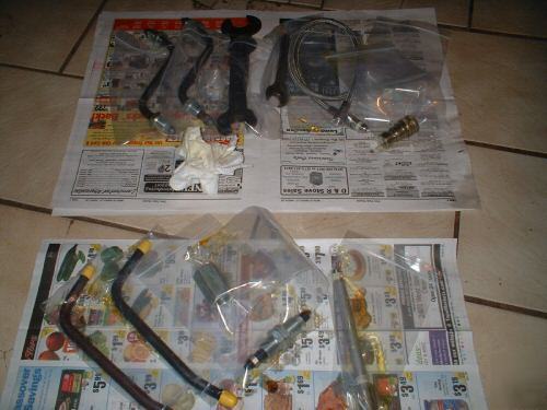 Ashcroft test pump 1327BG w/ all gauges accessories