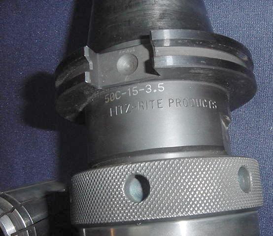 Fitz rite cat 50 tg 150 collet holder 2 collets