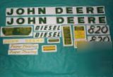 John deere 820 diesel tractor mylar decal