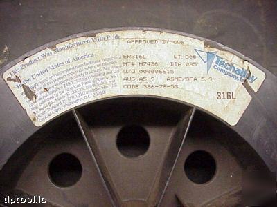 Mig tig welding wire spool type 316L 21LB spool