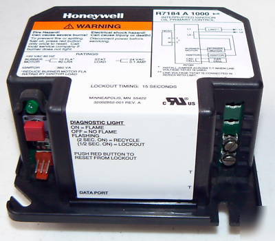 New honeywell R7184A 1000 ignition primary control 