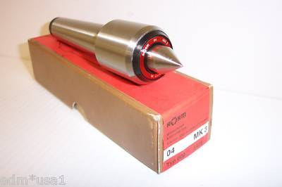 Rohm type 600 04 MK3 live center w/ MT3 shank, vgc