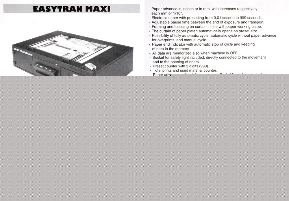Rollema easytran maxi electronic roll easel