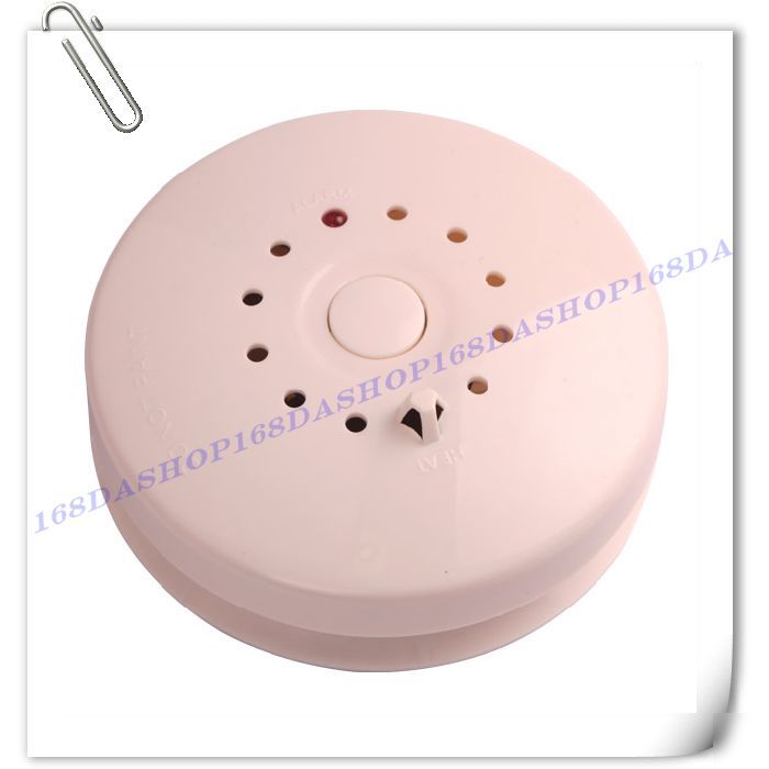 Smoke heat detector alarm sensor home security combo