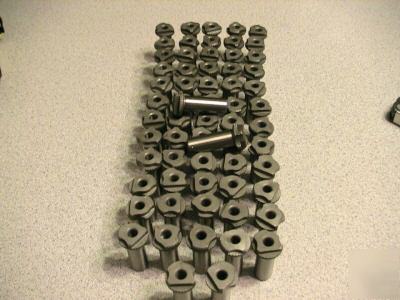 64 pc lot of drill bushings 1/2 o.d. no 