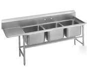 Advance tabco regaline sink 3 comp 24IN l db