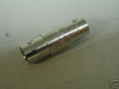 Bnc female -to- female coupler male/male gender changer