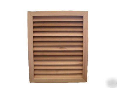 Cedar gable vent 24
