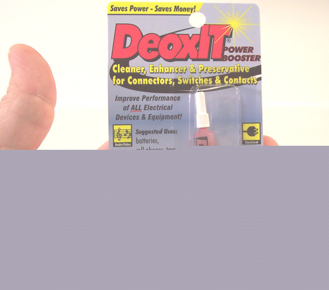 Deoxit / cramolin red contact cleaner / 100% tube power