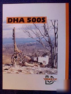 Driltech dha 500S blasthole drill brochure