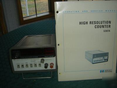 Hp 5300B/5307A high resolution frequency counter