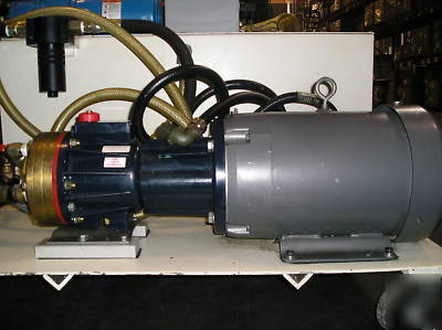 Kitamura hydra cell high pressure coolant pump w/ motor