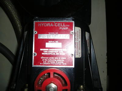 Kitamura hydra cell high pressure coolant pump w/ motor