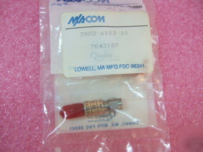 M/acom 2082-6183-10 12.4GHZ sma coaxial attenuator 10DB