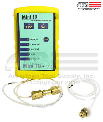 Mini id R22 hvac/r refrigerant identifier 