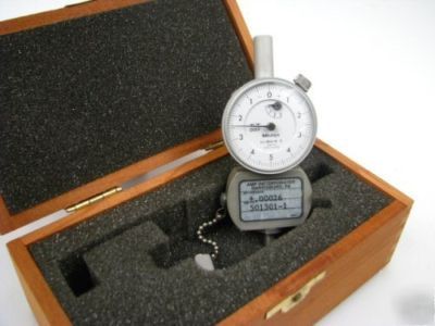Mitutoyo dial indicator w/ tyco amp polish length gauge