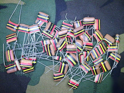 Mullard C280 tropical fish capacitor 100NF 20% 250V