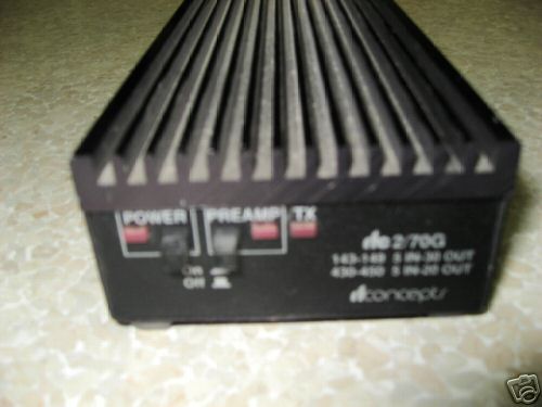 Rf concepts dualband ht amp 2 m / 70 cm with rec preamp