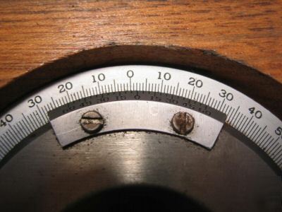 Scheer tumico machinist protractor no. 6005, wood case