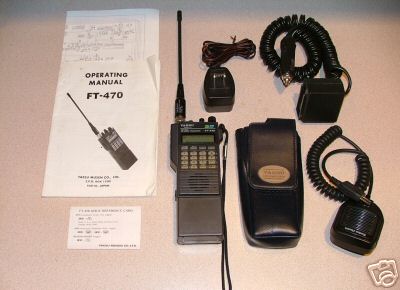Yaesu ft 470 dual band ham radio transceiver 2 m 70 cm 