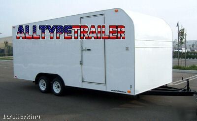 New enclosed motorcycle atv car hauler utility trailer