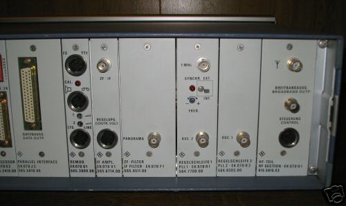 New rohde & schwarz r&s EK070 vlf/hf receiver - as 