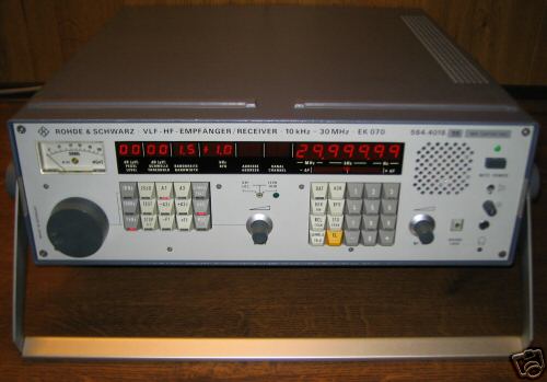 New rohde & schwarz r&s EK070 vlf/hf receiver - as 