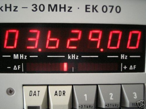 New rohde & schwarz r&s EK070 vlf/hf receiver - as 
