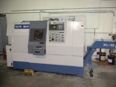 1997 mori seiki zl-15 smc w/live mill and sub spindle