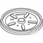 #6 vented lid for 6J6, 4J6 10/100's - 6JLDART - 6JL