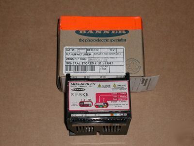 Banner mini screen control module #msdint-1L2