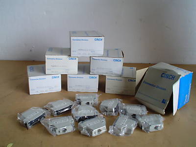 Cinch connectors fm 010 7 boxes of 10 pcs 232 21 25 010