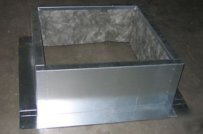 Dayton adjustable width roof curb 2ZV84 non-ventilated