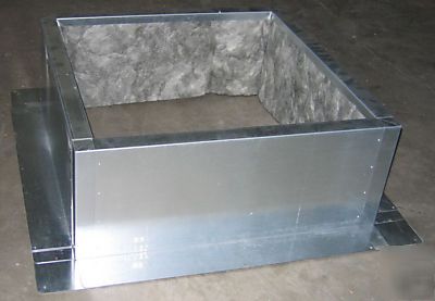 Dayton adjustable width roof curb 2ZV84 non-ventilated
