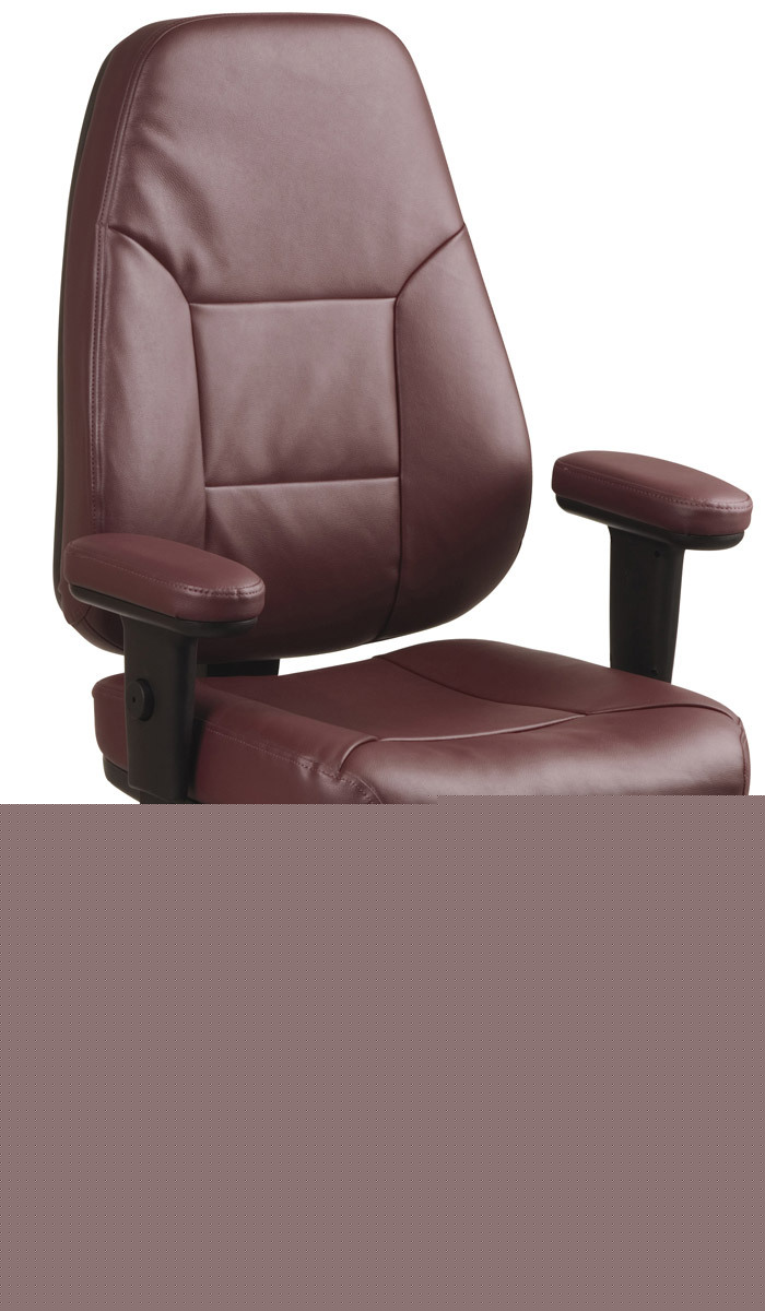 Ergonomic high back leather manager office chair
