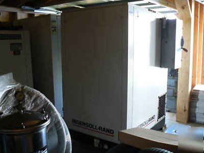 Ingersoll rand duplex rotary screw compressor system 