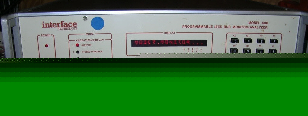 Interface technology 488 programmable bus ieee analyzer