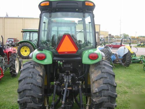 John deere 4720 compact tractor, cab, loader, 105 hours