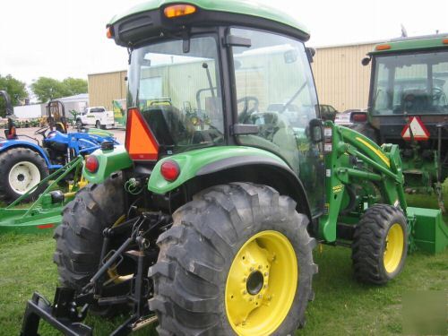 John deere 4720 compact tractor, cab, loader, 105 hours