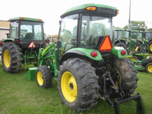 John deere 4720 compact tractor, cab, loader, 105 hours