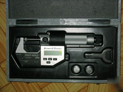Machinist brown & sharpe digit-mike plus 0-1 micrometer