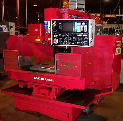 Matsuura MC500V MC500 knee vertical mill vmc w/fanuc