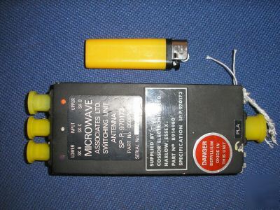 Microwave associates radio attenna switching unit 