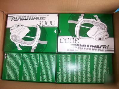 Msa advantage 3200 twin port full facepiece respirators