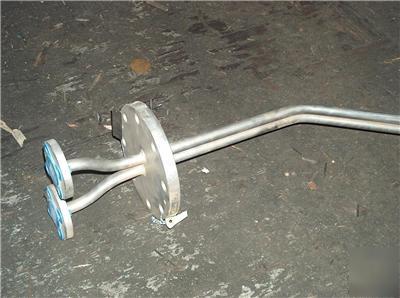 New hastelloy c-276 7' reactor sampling dip tube - 