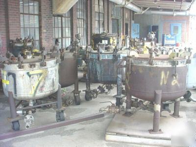 Niagara pressure leaf filter, stainless steel contacts