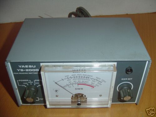 Nice yaesu ys-2000 peak reading wattmeter 