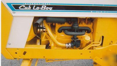 Restored 154 international farmall cub lo boy