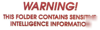 Sensitive information rubber stamp